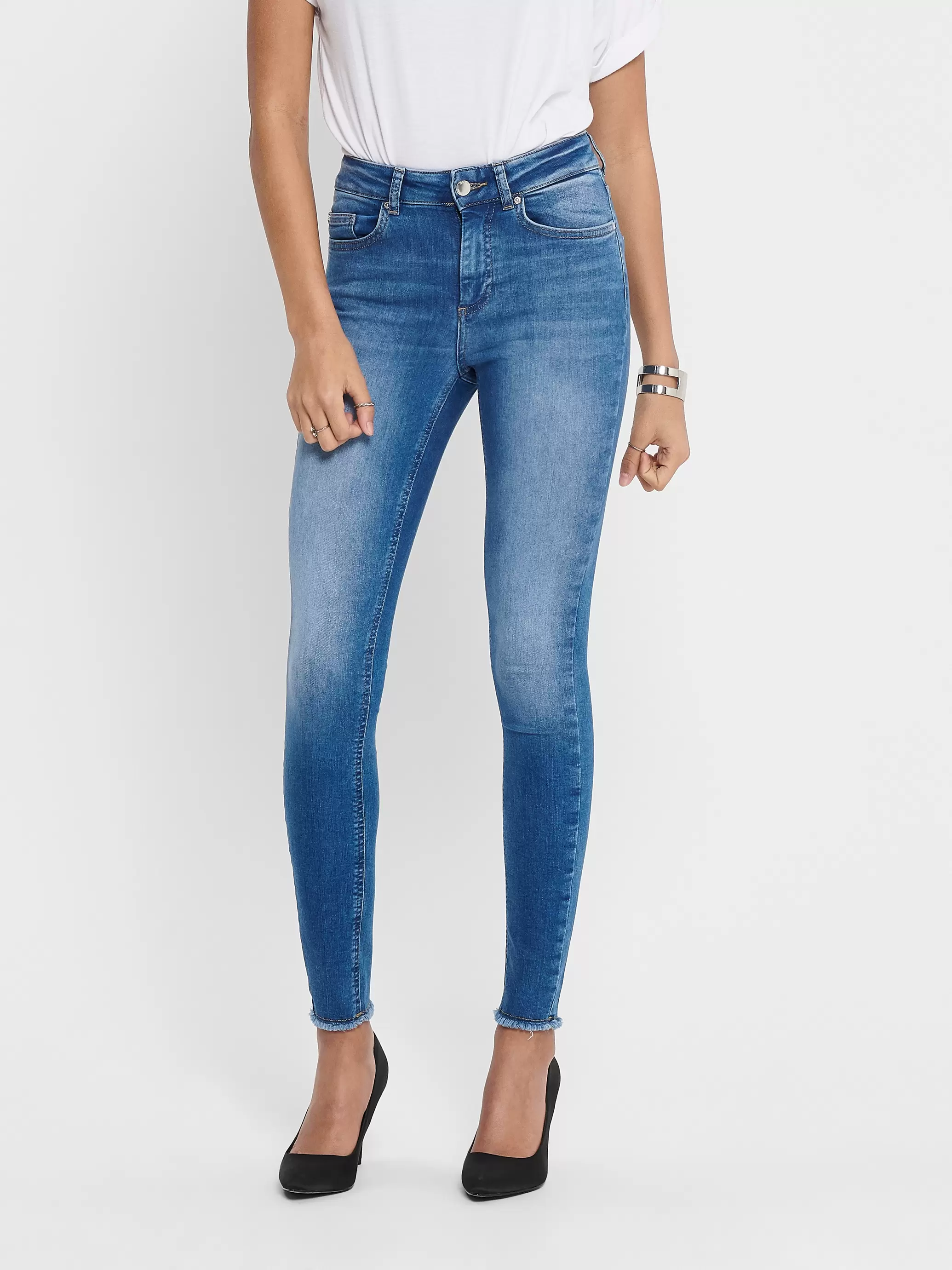 ONLBLUSH Taille moyenne Skinny Fit Jeans