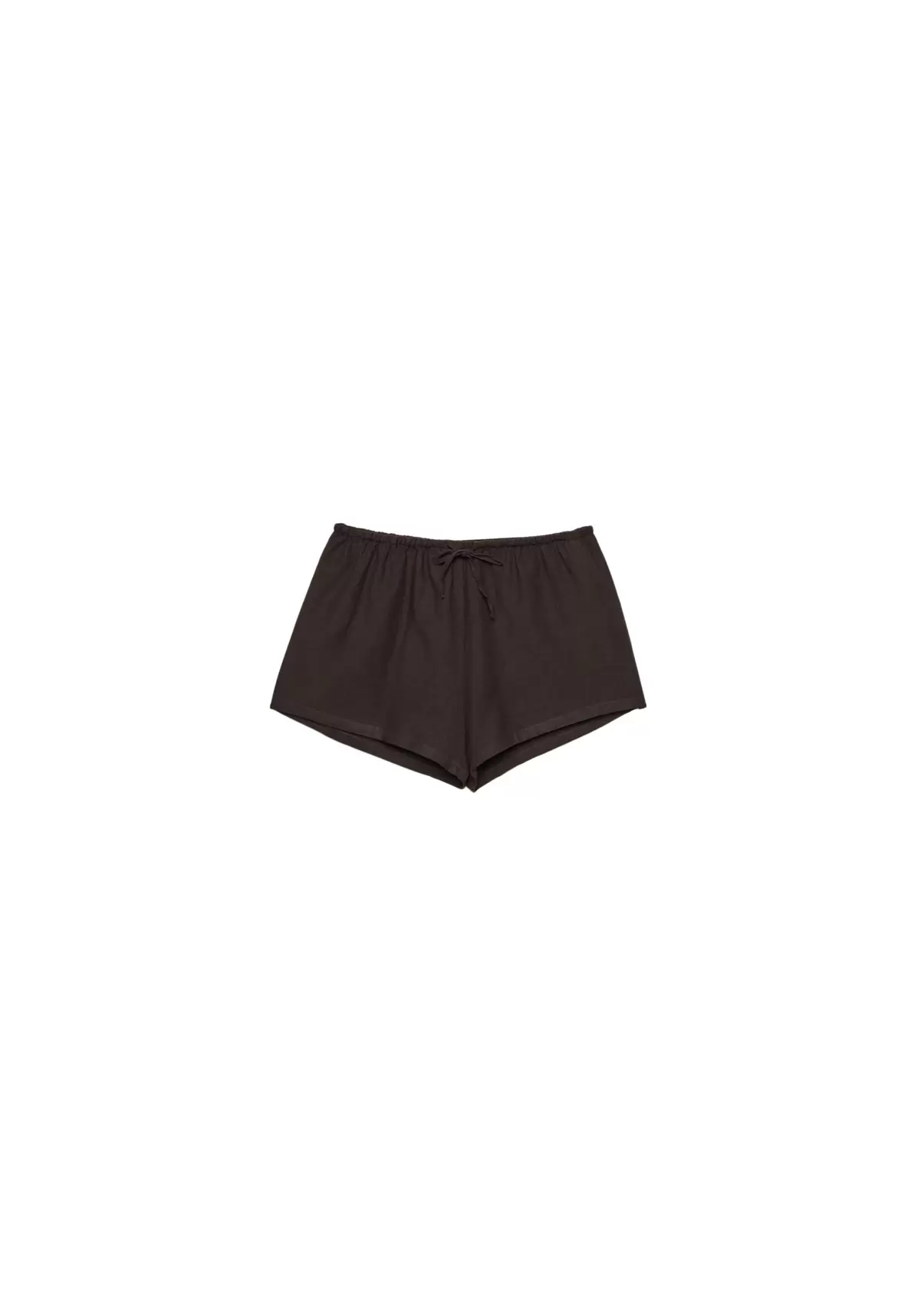 Shorts à cordon en lin