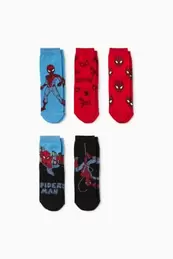Multipack of 5 - Spider-Man - socks with motif