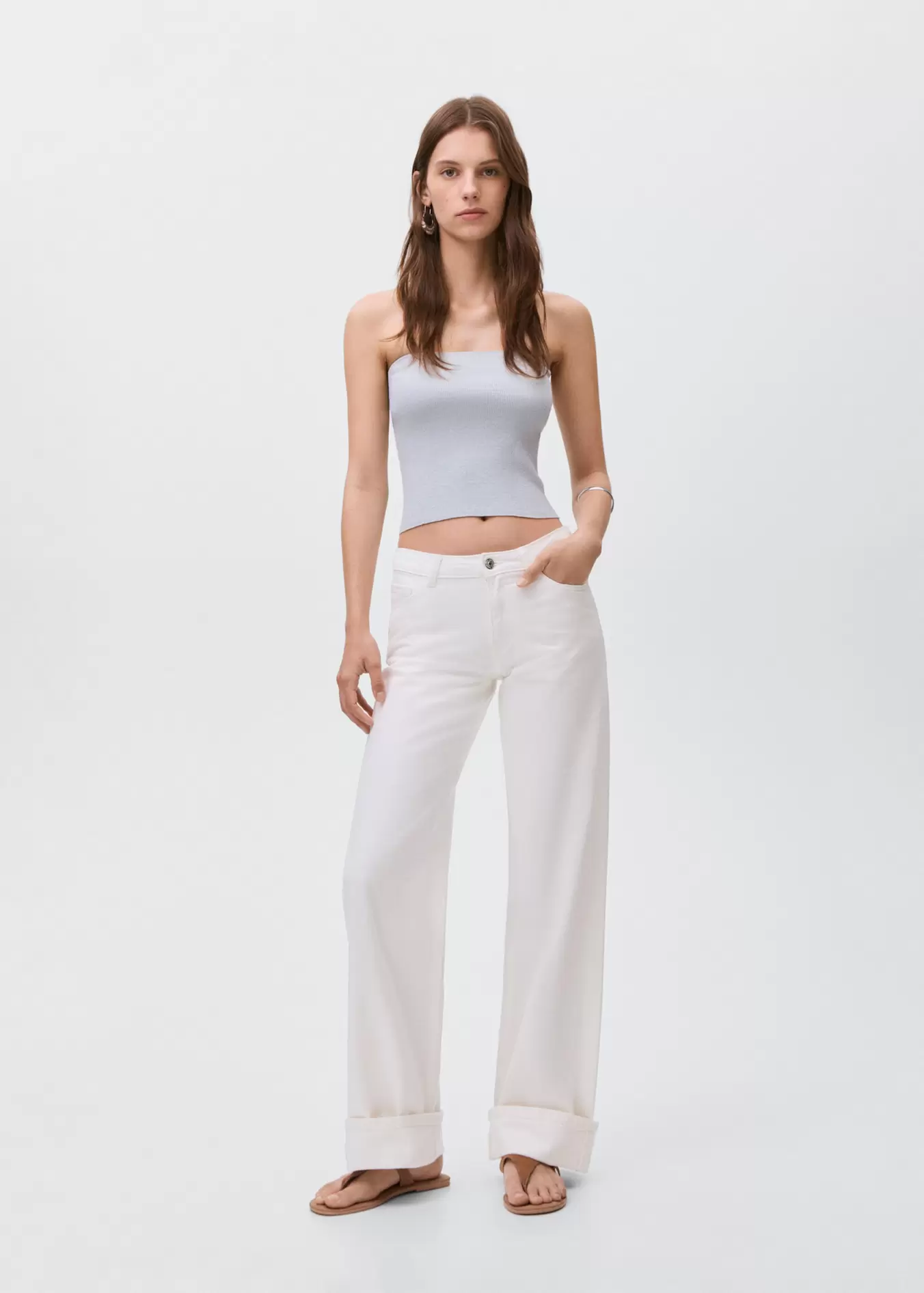 Jean wideleg à revers