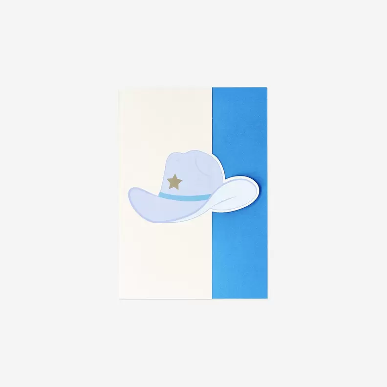 Cahier B5 ligné chapeau de cow‑boy