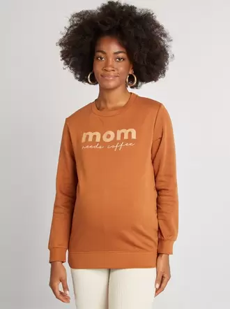 Sweat d'allaitement imprimé
