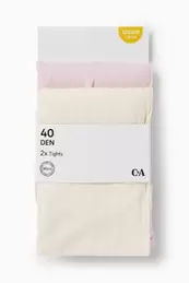 Multipack of 2 - tights - 40 denier