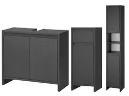 Set avec meuble sous-lavabo et 2 armoires salle de bain LIVARNO home