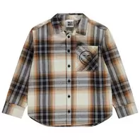 Chemise manches longues à carreaux SmileyWorld pour garçon
