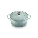 Cocotte Fonte Signature Ronde 4,2 L Bleu Sea Salt (24 cm)