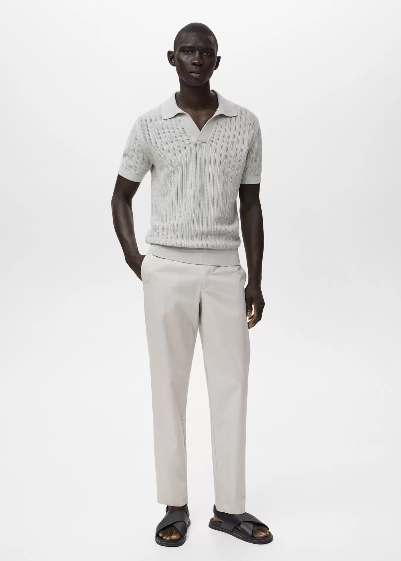 Polo slim-fit 100 % coton