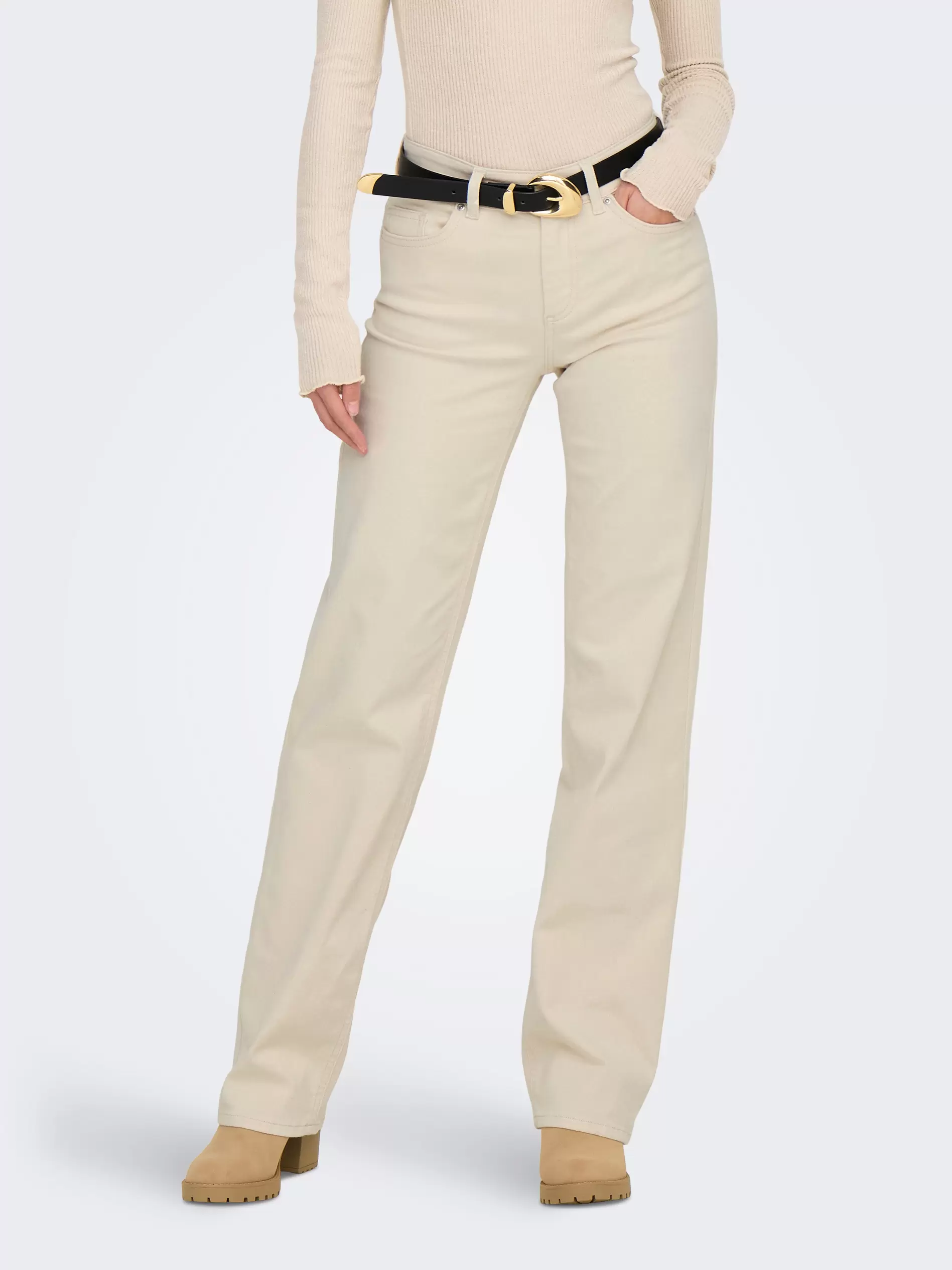 ONLBLUSH Taille moyenne Straight Fit Jeans