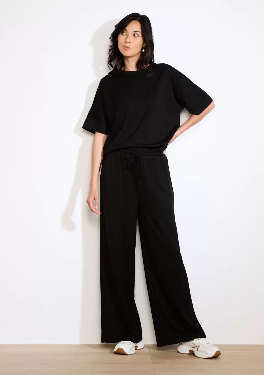 Pantalon large en jersey