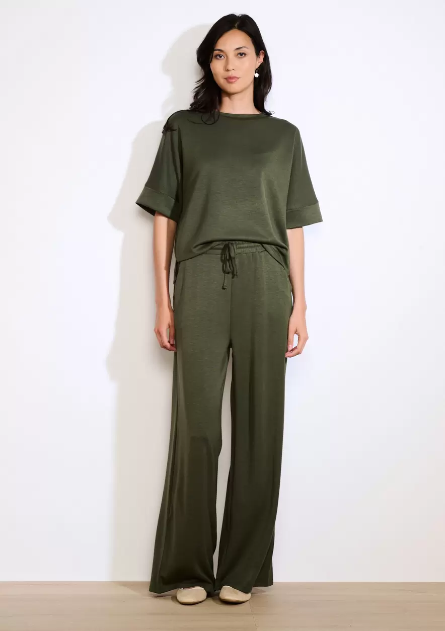 Pantalon large en jersey