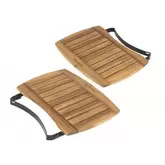 EGG Mates Tablettes Latérales Acacia Large