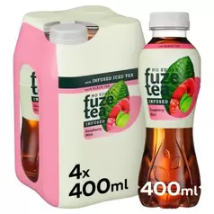 Fuze Tea Black Tea Raspberry Mint (No sugar) clip 4 x 40cl