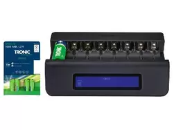 Piles rechargeables AAA, 4 pièces avec chargeur TRONIC®