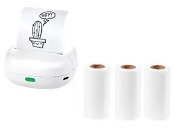 Mini-imprimante de poche avec 3 rouleaux de papier photo autocollants SILVERCREST®