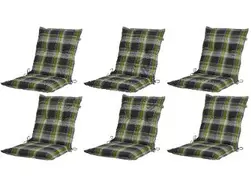 Lot de 6 coussins pour chaise de jardin, 100 x 50 cm LIVARNO home