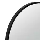 Brooklyn - Miroir arche en métal noir 40x60