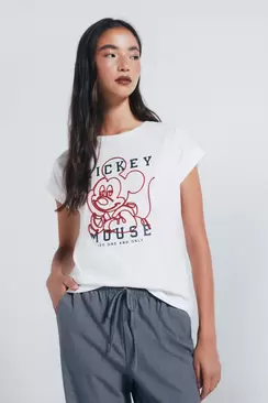 T-shirt silhouette « Mickey Mouse »
