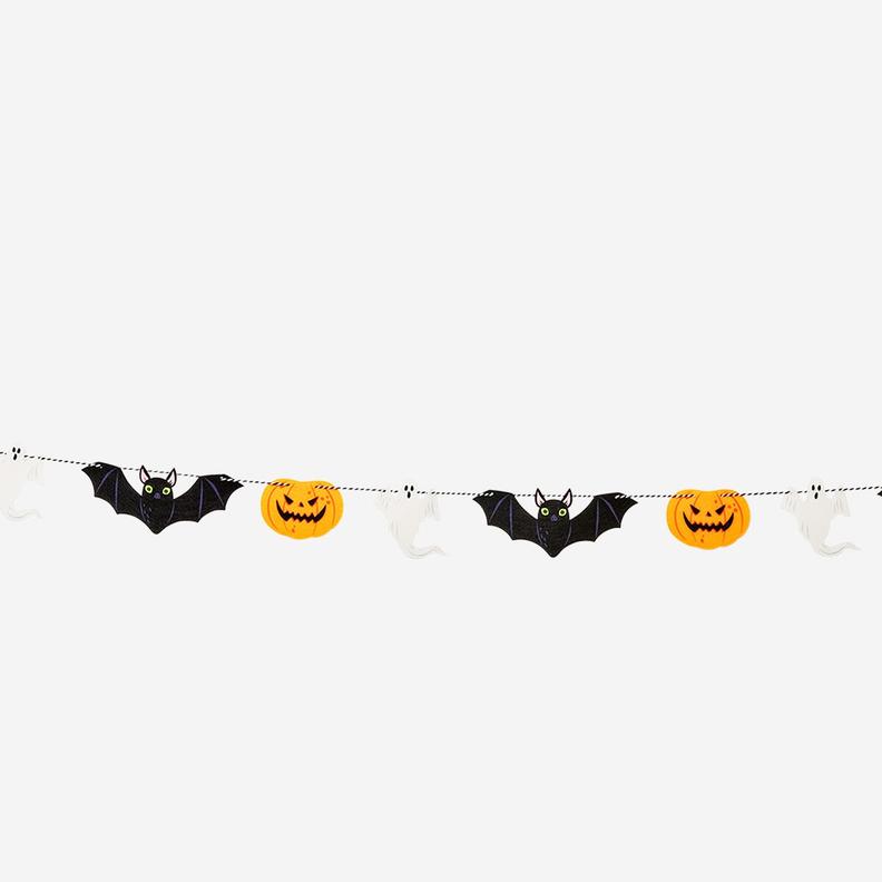 Guirlande Halloween en feutrine - 300 cm