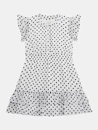 Mini-jurk van chiffon