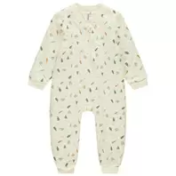 Surpyjama ouatiné et imprimé à zip pour bébé garçon