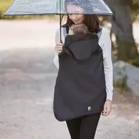 Protection de pluie universelle pour porte-bébé noir