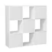 Colonne en bois 6 cases Adam blanc 90xP29,5xH90cm