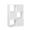 Colonne en bois 6 cases Adam blanc 60xP29,5xH90cm