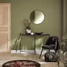 FLICK - Miroir rond en métal noir D60