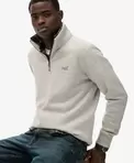 Sweat à demi-zip avec logo