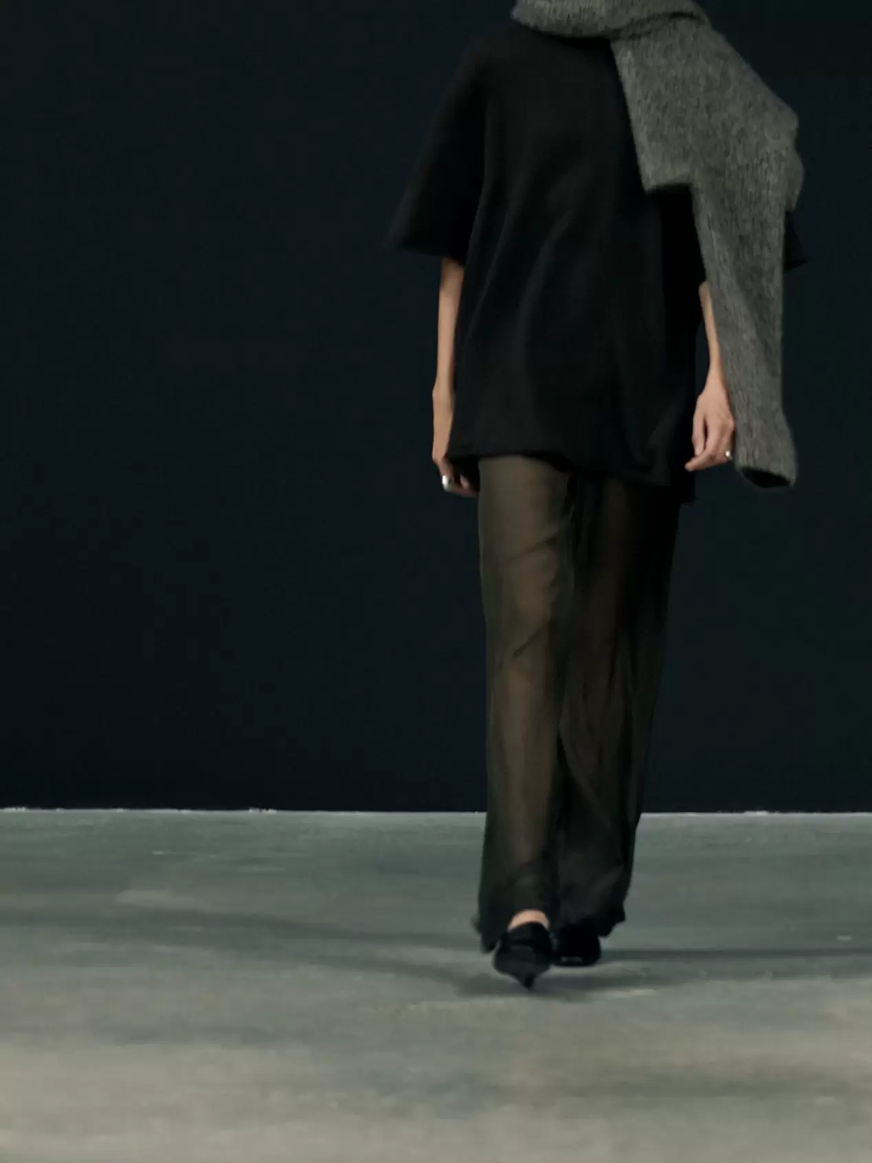 Pull oversize en maille 100 % cachemire