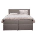 Lit tapissier Orebro 6 &eacute;l&eacute;ments &ndash; taupe &ndash; 160x200 cm