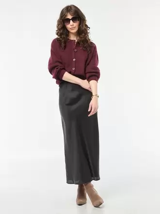 Gilet maille grosse jauge