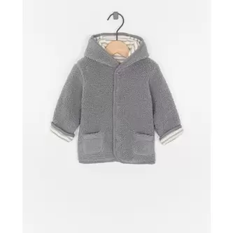 Veste réversible, peluche
