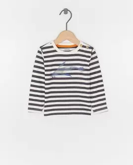 T-shirt à manches longues avec imprimé de phoque