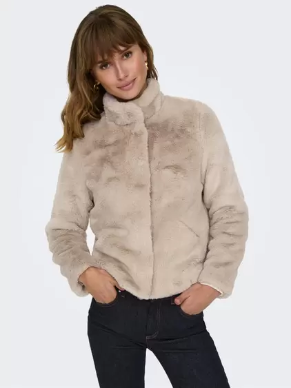 ONLNEWVIDA Synthetic fur jacket
