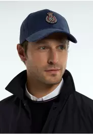 Casquette côtelée denim