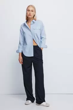 Pantalon avec ceinture élastique