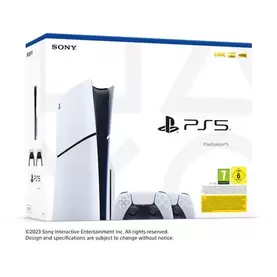 5 Slim + 2 Manettes DualSense - Blanc 5 Slim + 2 Manettes DualSense - Blanc