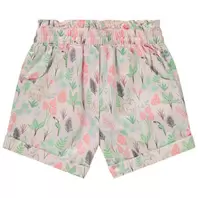 Short en toile imprimé fantaisie pour fille