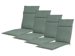 Lot de 4 coussins pour chaise de jardin, 167 x 50 cm LIVARNO home