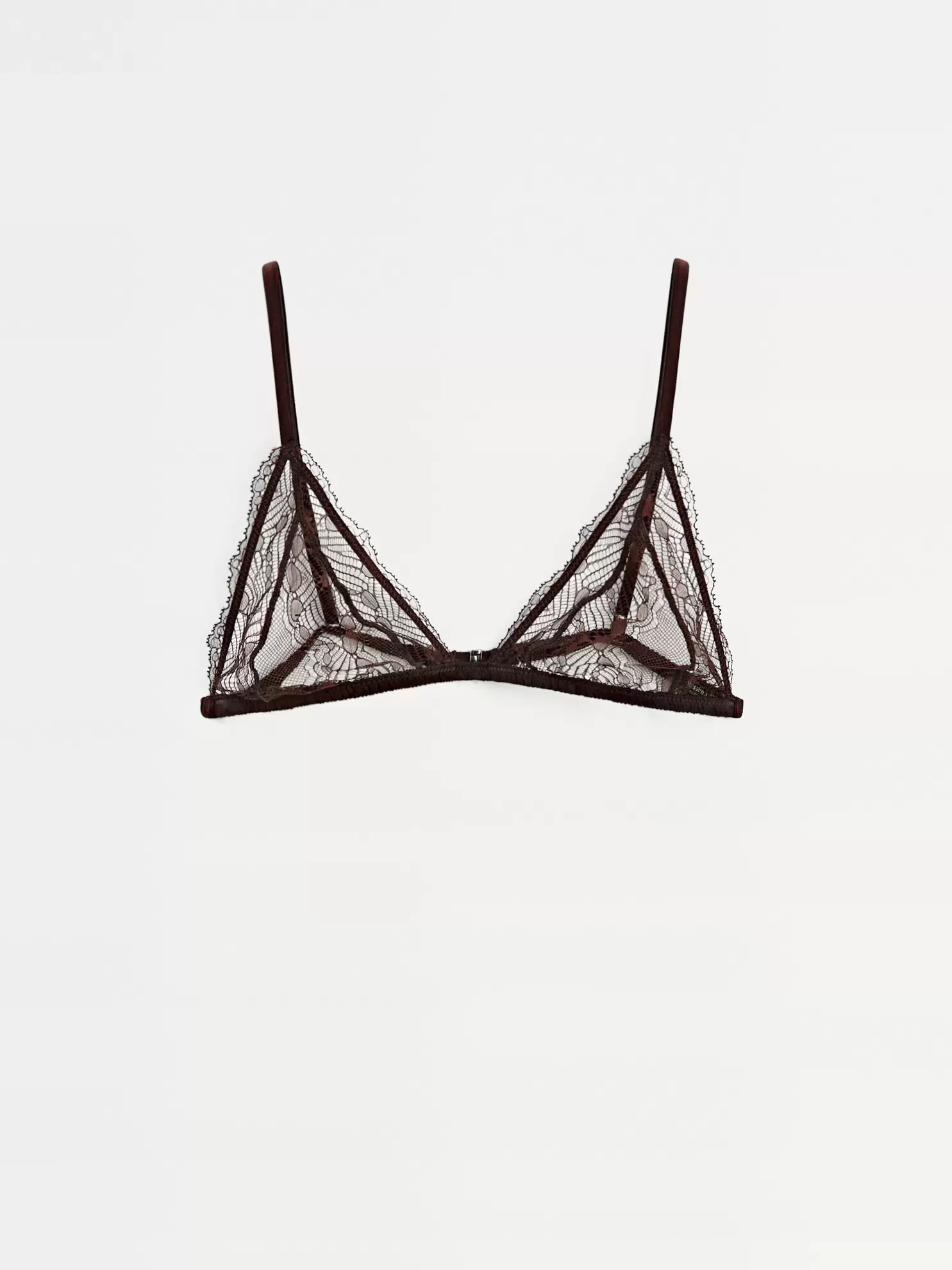 Bralette triangle en dentelle