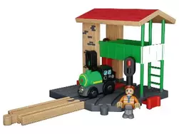 Set d'extension pour chemin de fer en bois Playtive (poste d'aiguillage)