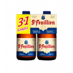 St Feuillien Tripel (3+1) clip 4 x 33cl