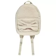 Sac à dos en sherpa effet fourrure + nœud décoratif pour fille
