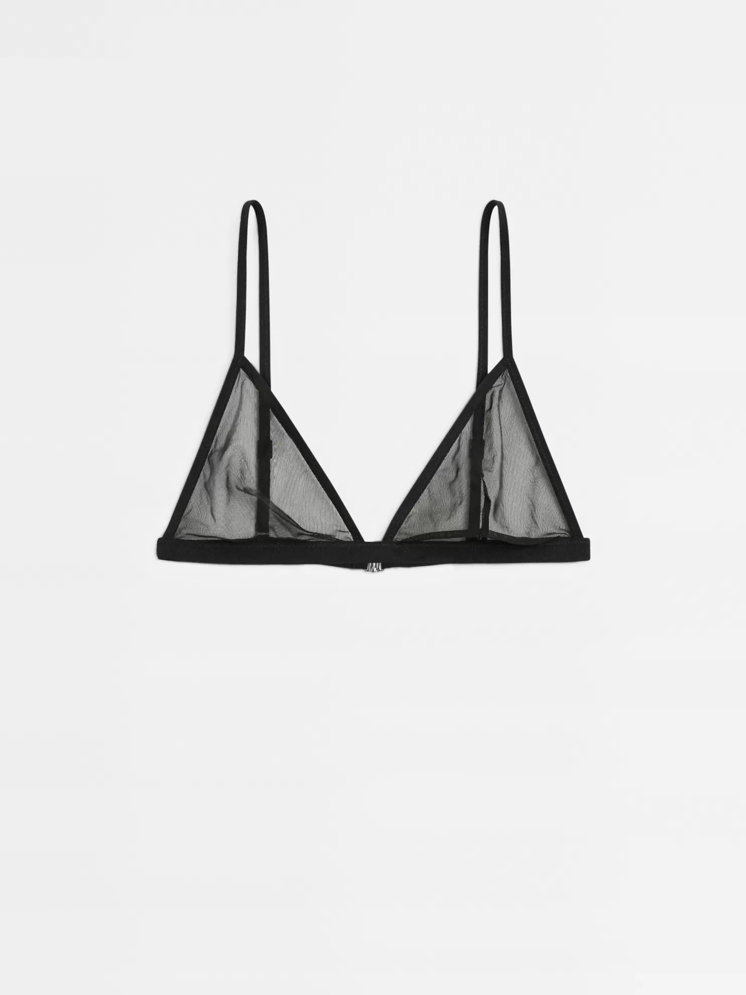 Bralette triangle en mesh semi-transparent