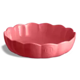 Madeleine Moule à Gateau Rond Céramique 26x6,5 cm Rose Candy