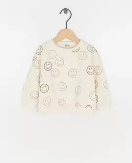 Sweat à imprimé à smileys