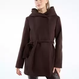 Coat with hood