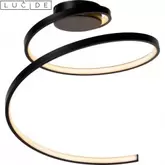 MAXENCE plafonnier torsadé LED noir