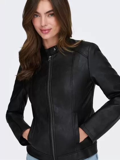 EMILY Synthetic leather jacket